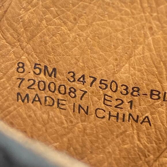 Frye Women’s Reina Black Leather Block Heel Ankle Boot Size US 8.5 - Picture 10 of 11